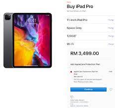 Compare price, harga, spec for ipad & tablet by apple, samsung, huawei, xiaomi, asus, acer and lenovo. Ipad Pro 2020 Malaysia Everything You Need To Know