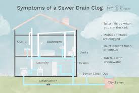 symptoms of a sewer drain clog