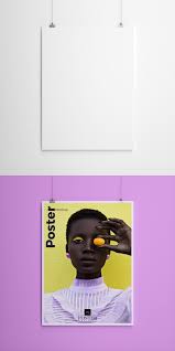 Download Free Hanging Clips Poster Mockup Poster Mockup Free Poster Mockup Print Mockup Free