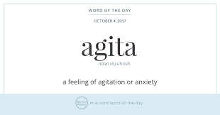Word Of The Day Agita Words Pretty Words Cool Words