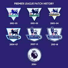 'the start of the worried lion. English Premier League Patch Evolution Footy Headlines