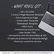 Job seekers frequently send a cover letter along with their curriculum vitae or applications for. Best Selling Office Word Resume For Job Application Cover Letter References For Digital Instant Download Modern Resume Creative And Professional Resume The Julia Resume Cvdesignco Com
