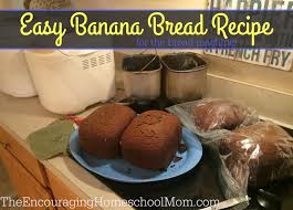 Banana bread, i'm pretty sure, is at least 50 percent of the reason bananas exist. Easy Banana Bread Recipe For The Bread Machine