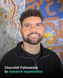 We would like to congratulate Jamie Hampton, the Warlpiri Repatriation  Officer at the Museum, who has been awarded a prestigious Churchill  Fellowship. Jaime will investigate methods of repatriation that promote and  improve