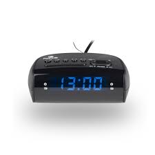 Choose to automatically turn on back light when getting dark (that is why it is called a smart clock!) large display makes it easy to read the time from a distance. Ngs Sunrise Hit Alarm Clock Fm Clock Radio With Blue Led Display