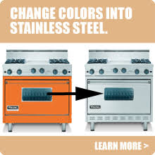 Convert Your Viking Appliance From Color To Stainless With