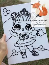 Scopri ricette, idee per la casa, consigli di stile e altre idee da provare. Jual Kanvas Lukis Anak Outline Timbul Gambar Lol Surprise Doll Di Lapak Xalobu Art Bukalapak