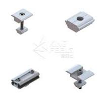 Aluminum T-Clamp Middle Clamp Solar Middle Clamp -Kingfeels
