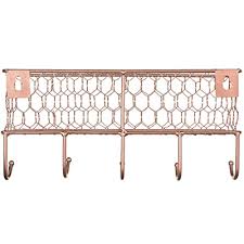 Commercial / industrial grade mesh also known as. Buy Mygift Copper Metal Wall Mounted Mail Sorter With Chicken Wire Mesh Basket 5 Key Hooks Online In Nigeria B082fvkgnf