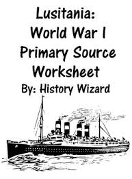 lusitania: world war i primary source