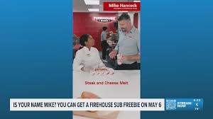 Firehouse Subs Offers Free Steak & Cheese Melt to Anyone Named Mike