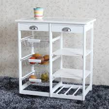A bar cart is a versatile addition that's useful throughout your entire home. Kitchen Dining Room Cart 2 Drawer 3 Basket 3 Shelf Storage Rack With Rolling Wheels Ease Of Mobility Sturdy Durable White Kitchen Islands Trolleys Aliexpress