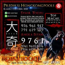 Bocoran Bandar Angka Togel 01 Oktober 2020 In 2020