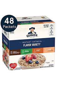 One serving contains 6.9 g of fat, 14 g of protein and 68 g of carbohydrate. 11 Best Instant Oatmeal Brands Healthy Instant Oatmeal