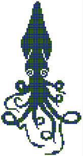 Giant squid vs great white shark cross stitch pattern by richearts. 240 Ocean Cross Stitch Ideas Cross Stitch Stitch Cross Stitch Patterns