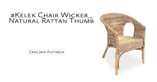 Kelek Chair Wicker Natural Rattan Thumb Rattan Custom Made Furniture Cane Furniture