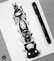 Pin By Enotova E S On Ideas Tatuajes Ghibli Tattoo Studio Ghibli Tattoo Ghibli Art