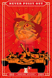 Against Chairman Meow By Domnx On Deviantart Propaganda Art Cats Illustration Cat Art