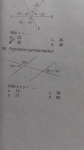 Perhatikan gambar persegi dan persegipanjang di bawah! Perhatikan Gambar Berikut Nilai X Y A 13b 21c 34d 63 Brainly Co Id
