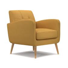 Valmy Lounge Chair Furniture Accent Chairs Linen Armchair