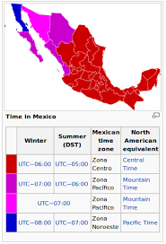 La zona horaria de la capital ciudad de méxico está siendo utilizada. Mexico Time Zones News On Horariodebuses Com