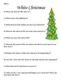 Liven up your eggnog with this simple holiday cocktail. White Christmas Movie Musical Worksheet By Ms Writtenhouse S Classroom