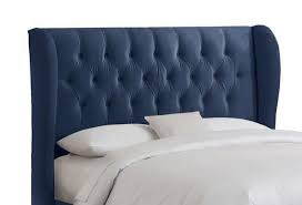 Reed Tufted Wingback Headboard Navy Wingback Headboard Tufted Wingback Headboard Headboards Furniture