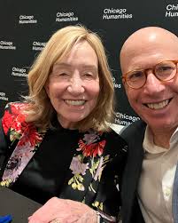 The wonderful @doriskgoodwin spent two hours signing books—and an arm—at  our event last night with @chihumanities. Inspiring!