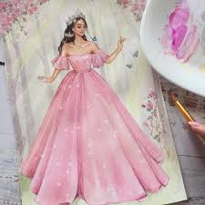 Irina Pirogova Pe Instagram Princesa Art Arte Arts Draw Draw Fashion Illustration Dresses Illustration Fashion Design Fashion Drawing Dresses