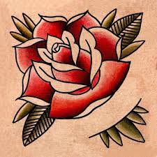 Personalize This Rose By Putting The Name Of Your Choice Order At Parlor Tattoo Prints Tattoo Wall Art Traditional Tattoo Names Traditional Tattoo Art