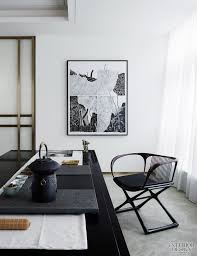 集艾设计 莘庄中心 美国室内设计中文网 modern chinese interior home office decor office interior design