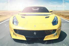 Your ferrari 458 front view stock images are ready. Jakarta Indonesia April 23 2017 Front View Of Ferrari Car Moving Fast On The Asphalt Road Stock Photo Picture And Royalty Free Image Image 84029389