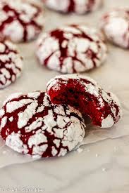 Red Velvet Crinkles Just Add Sprinkles Recipe In 2020 Red Velvet Crinkles Red Velvet Crinkle Cookies Crinkle Cookies