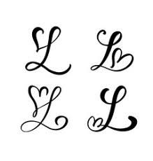 These cursive practice sheets are perfect for teaching kids to form cursive letters, extra practice for kids who have messy handwriting, handwriting learning centers, practicing difficult letters, like cursive f or cursive z. Letter L With A Heart Vector Images Over 150