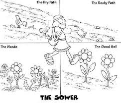 Parable Of The Sower Coloring Pages In 2020 Sunday School Crafts Sunday School Coloring Pages Parable Of The Sower For Kids