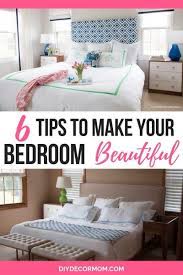6 Must See Tips On How To Make Your Bedroom Look Nice Make Your Bedroom Look Bigger While Still Being Cozy By How To Make Bed Home Decor Affordable Home Decor