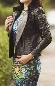 Python Leather Jacket By Adamofur Python Leatherjacket Inspiration Leatherstyle Leather Wear Fashion Python Clothes