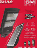 GM- Solar Street Light 60W at ₹ 4600/piece | Gautam Solar ...