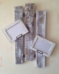 Cadres Photos Sur Bois De Palette Vieilli Vintage Design Decorations Murales Par Littlepalette Cadre Photo Bois Palette Bois Artisanat Rustique