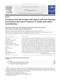 Generate unlimited garena free fire diamonds, gold. Pdf Occurrence And Role Of Algae And Fungi In Acid Mine Drainage Environment With Special Reference To Metals And Sulfate Immobilization Bidus Kanti Das Academia Edu