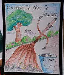 1) stop littering and dispose garbage properly: Swachh Bharat Compaign Poster Mak 8686 Ing Competition Poster Drawing Save Water Poster Drawing Earth Drawings