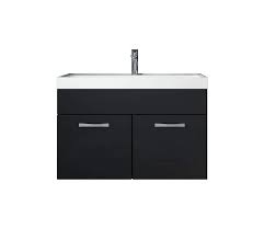 Choose from sleek gloss black to matt black, all made from the highest quality materials and shipped from here in the uk. Badplaats B V Bathroom Furniture Set Paso 01 80cm Basin Black High Gloss Storage Cabinet Vanity Unit Sink Furniture Buy Online In Papua New Guinea At Papua Desertcart Com Productid 92929053