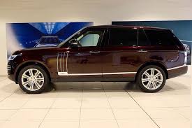 Striking Poshness Rossello Red Range Rover Svautobiography Long Wheelbase Red Range Rover Range Rover Land Rover