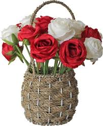 Feel free to explore, study and enjoy paintings with. Faux Rose Flowers With Vase For Home Decor Side Corners Living Room Dining Room Center Table Bedroom Jute Vase Price In India Buy Faux Rose Flowers With Vase For Home Decor