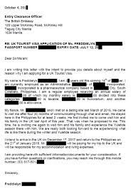You might have a meeting with a potential investor or with your foreign partners. Applicant S Cover Letter Sample For Uk Visit Visa Tourist Visa Application Freddy S Musings