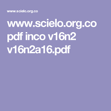 Www Scielo Org Co Pdf Inco V16n2 V16n2a16 Pdf Determinantes Sociales De La Salud Ciencias De La Salud Tipos De Investigacion