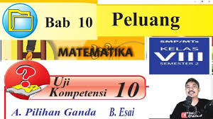 We did not find results for: Uji Kompetensi 10 Matematika Smp Kelas 8 Semester 2 Bab 10 Peluang Tm Youtube