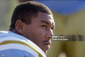 Tailback Keith Brown of the UCLA Bruins looks