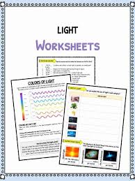 This chart is designed to engage students while brightening up your. Light Facts Worksheets For Kids Types Speed Of Light