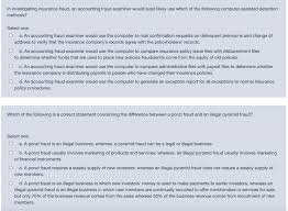Find 1 listings related to member select insurance co in sterling heights on yp.com. Solved In Investigating Insurance Fraud An Accounting Fr Chegg Com